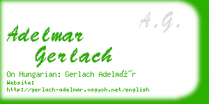 adelmar gerlach business card